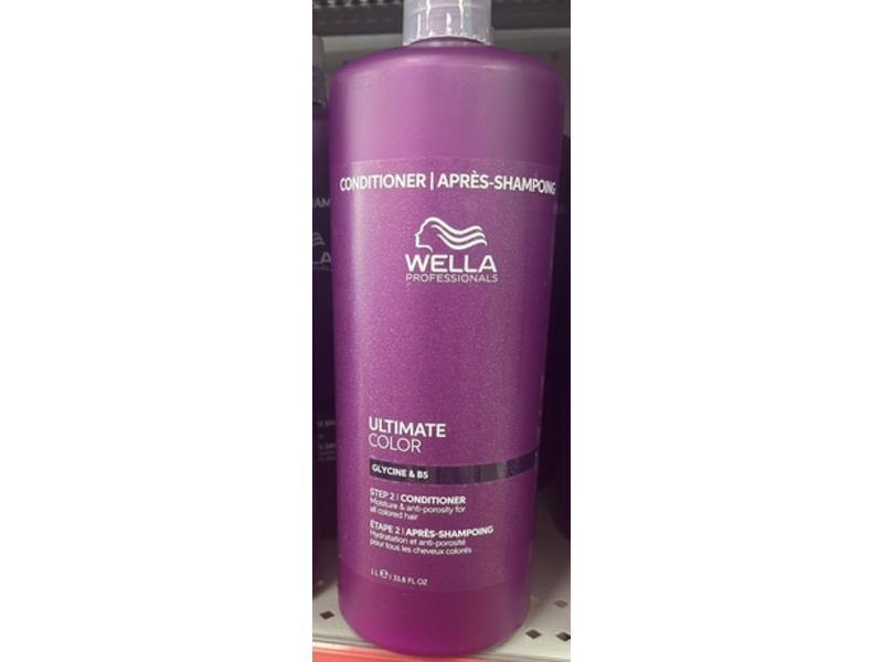 Wella Professionals Ultimate Color Conditioner, Glycine & B5, 33.8 fl oz/1 L