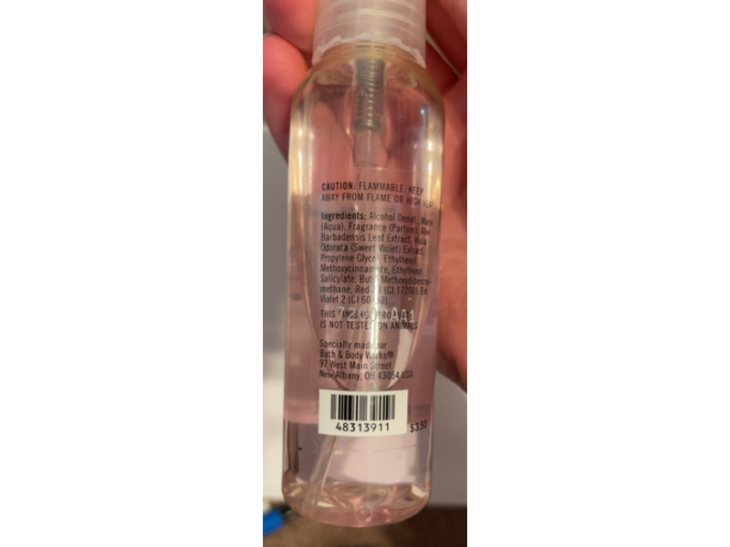Bath & Body Works Body Splash, Sweet Pea, 2 fl oz/59 mL