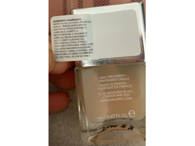 NailsInc Overnight Detox Repair Mask, Collagen, 0.47 fl oz/14 mL