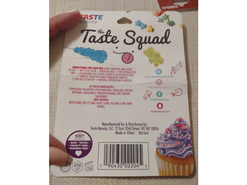 Taste Beauty The Taste Squad Flavored Lip Balm, 5 Pack
