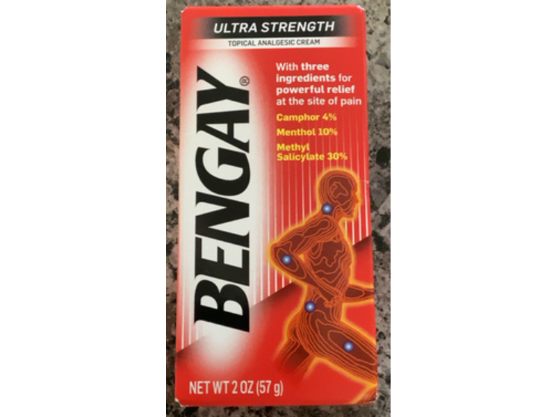 Bengay Ultra Strength Topical Pain Relief Cream, 2 oz/57 g