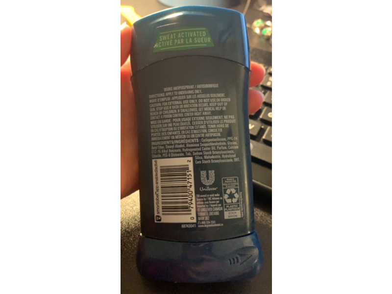 Degree Advanced Workout Series Endure Antiperspirant, 76 g