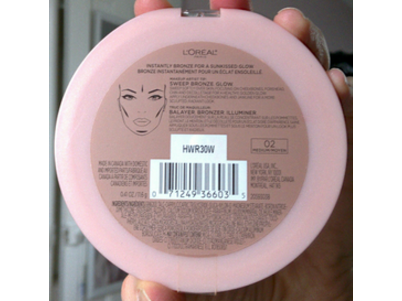 L'oreal Paris True Match Lumi Bronze It, 02 Medium, 0.41 oz/11.6 g