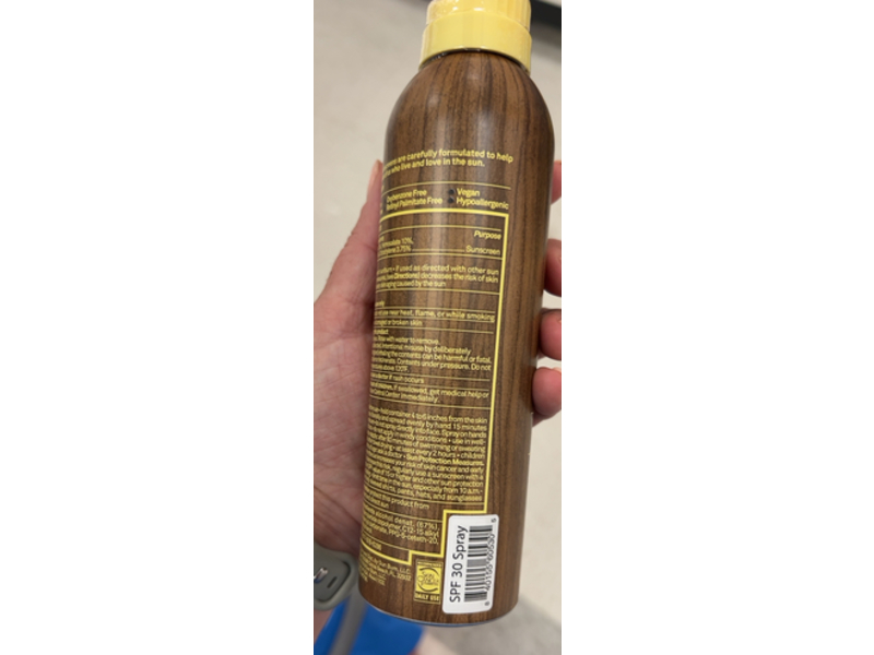 Sun Bum Premium Moisturizing Sunscreen Spray, SPF 30, 6 oz/170 g