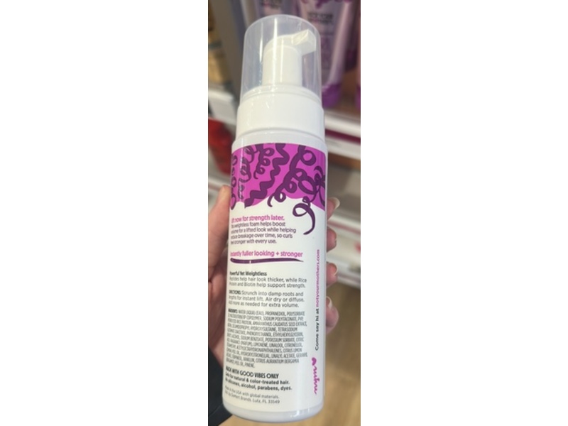 Not your Mother's Strengthening Curl Talk Volume Foam, 6.5 fl oz/192 mL