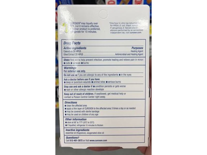 Curoxen First Aid Ointment, 0.5 oz/14.2 g