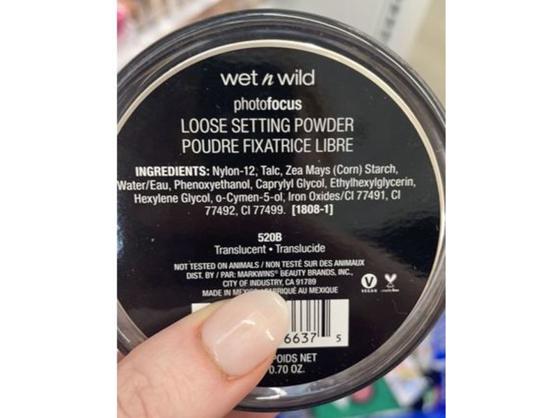Wet N Wild Photo Focus Loose Setting Powder, Translucent, 0.70 oz