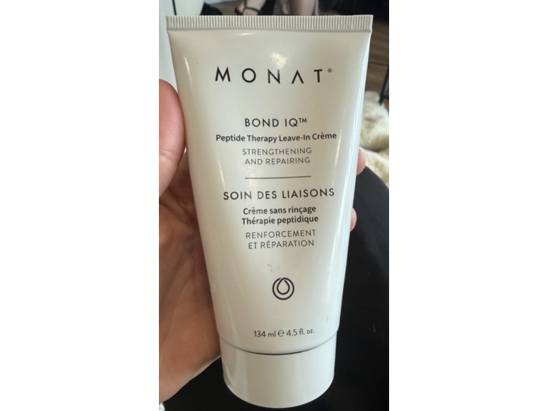 Monat Bond IQ Strengthening And Repairing Leave-In Cream, Peptide Therapy, 4.5 fl oz/14 mL