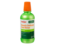 Meijer Breath Defense Oral Rinse, Mild Mint, 16 fl oz/473 mL - thumbnail 1