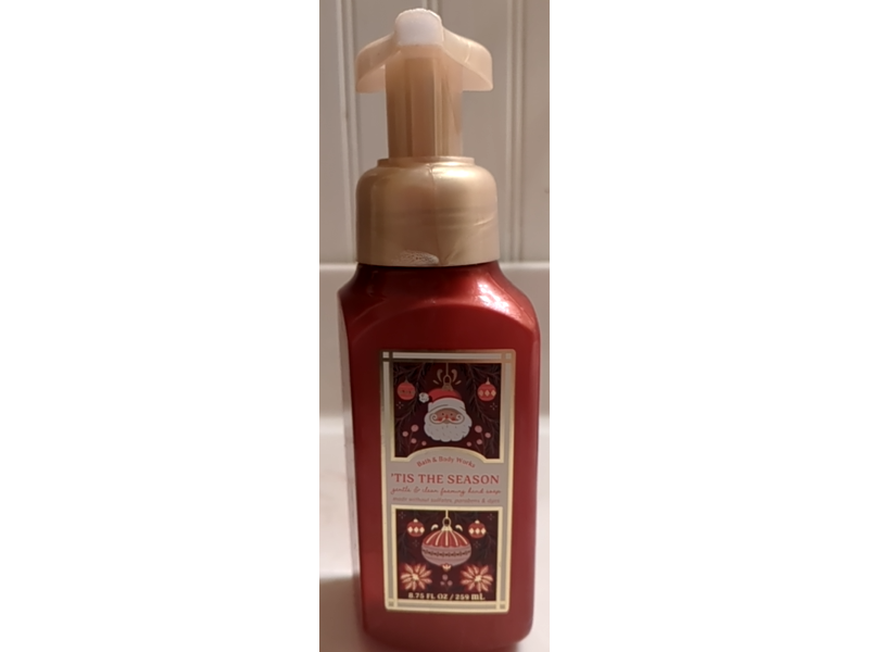 Bath & Body Works Gentle & Clean Foaming Hand Soap, 'Tis the Season, 8.75 fl oz/259 mL
