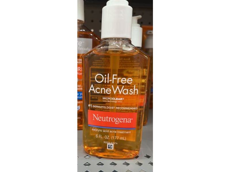 Neutrogena Acne Wash, Oil-Free, 6 fl oz/177 mL