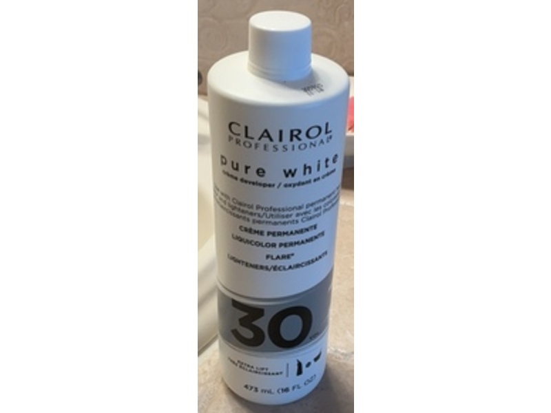 Clairol Professional Pure White Creme Developer, 30 volume, 16 fl oz/473 mL