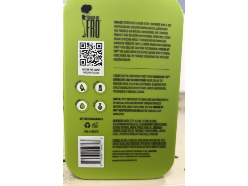 Pardon My Fro Detangling Leave-In Conditioner, 12 fl oz/355 mL