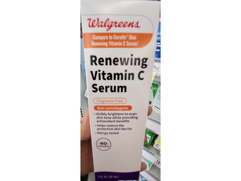 Walgreens Renewing Serum, Vitamin C, 1 fl oz/30 mL
