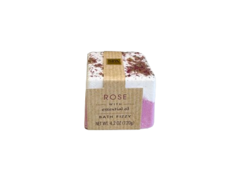 Spa Luxury Bath Fizzy, Rose, 4.2 oz/120 g