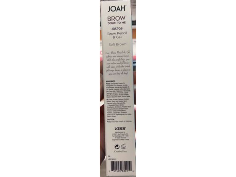 JOAH Brow Down To Me Dual Brow Pencil & Gel, Soft Brown