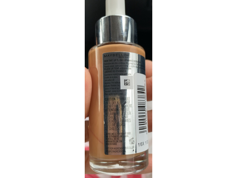 Maybelline New York Super Stay Skin Tint, Vitamin C, 312, 1.0 fl oz/30 mL