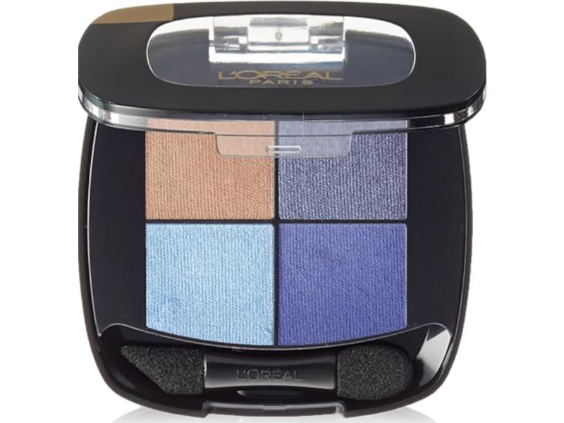 L'Oreal Paris Colour Riche Eye Pocket Palette Eye Shadow, 108 Bleu Nuit, 0.10 oz/3.0 g