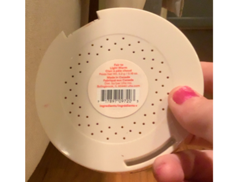 Ulta Beauty Collection Adjustable Coverage Powder Foundation, Fair To Light Warm, 0.18 fl oz/5.2 g