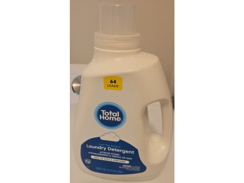 Total Home Laundry Detergent, 64 Loads, 100 fl oz/2.95 L.