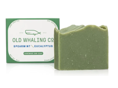 Old Whaling Co Handmade Bar Soap, Spearmint & Eucalyptus, 5 oz