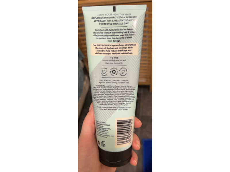 Charles Worthington Clean + Protect Conditioner, Hyaluronic, 8.45 fl oz/250 mL