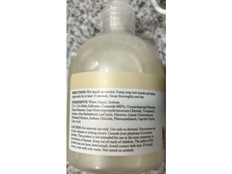 Ginger Lily Farms Botanicals Conditioning Hand Soap, Fragrance Free, 16.9 fl oz/500 mL