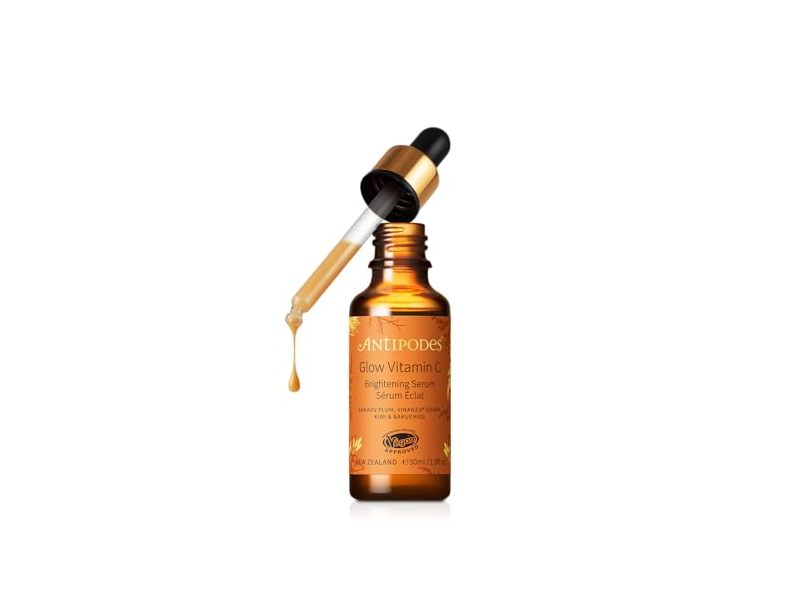 Antipodes Glow Brightening Serum, Vitamin C, 1 fl oz/30 mL