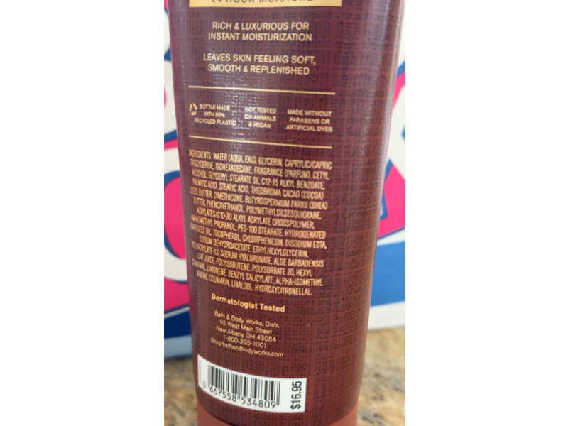 Bath & Body Works Ultimate Hydration Body Cream, Copper Fields, 8 oz/226 g