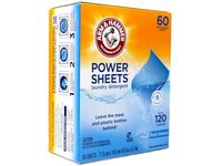 Arm & Hammer Power Sheets Laundry Detergent, Fresh Breeze, 120 Loads, 60 Count - Image 2