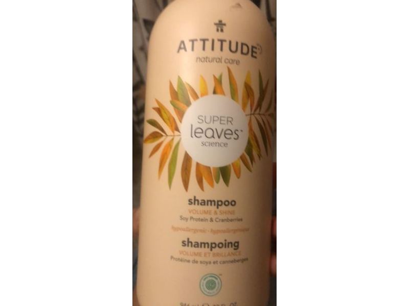 Attitude Super Leaves Science Shampoo, Volume & Shine, 32 fl oz/946 mL