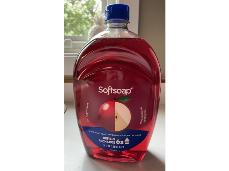 Soft Soap Liquid Hand Soap, Red Apple Scent, 50 fl oz/1.47 L, Pack Of 2