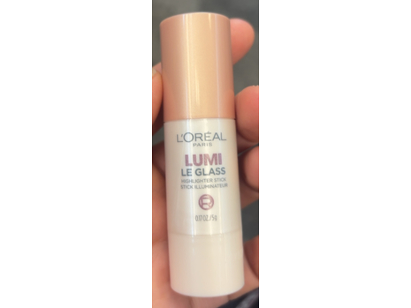 L'Oreal Paris Lumi Le Glass Highlighter Stick, 610 Glassy Pearl Eclat, 0.17 oz/5 g