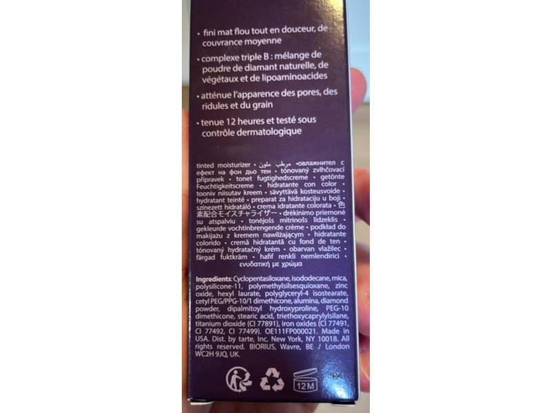 Tarte BB Blur Tinted Moisturizer, Fair, 1 fl oz/30 mL