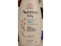 Aveeno Baby Daily Moisture Lotion, Prebiotic Oat, 18 fl oz/532 mL - thumbnail 2