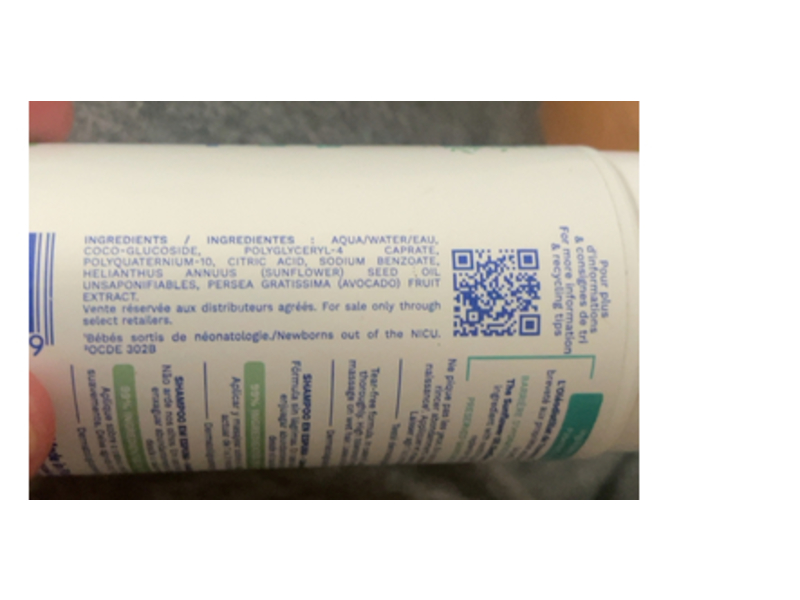 Mustela Stelatopia Foam Shampoo, 5.07 fl oz/150 mL