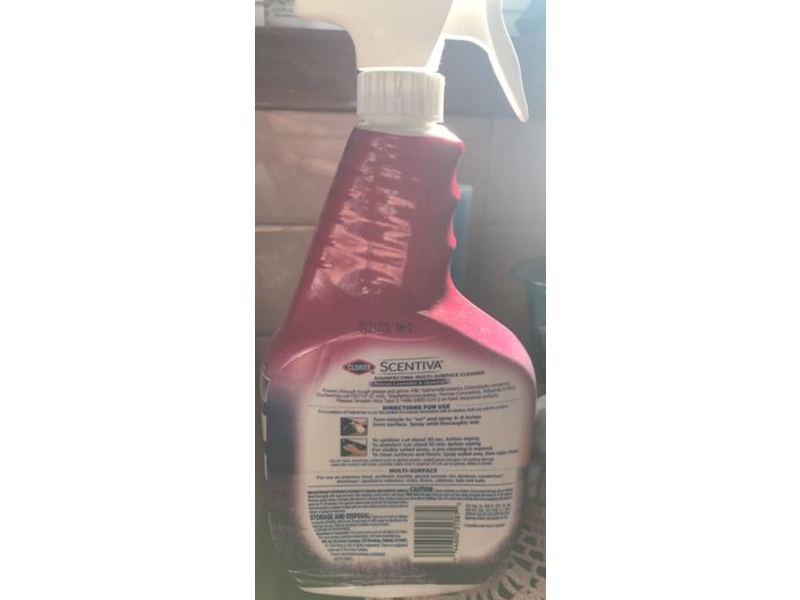 Clorox Scentiva Disinfecting Multi-Surface Cleaner, Tuscan Lavender, 32 fl oz/946 mL