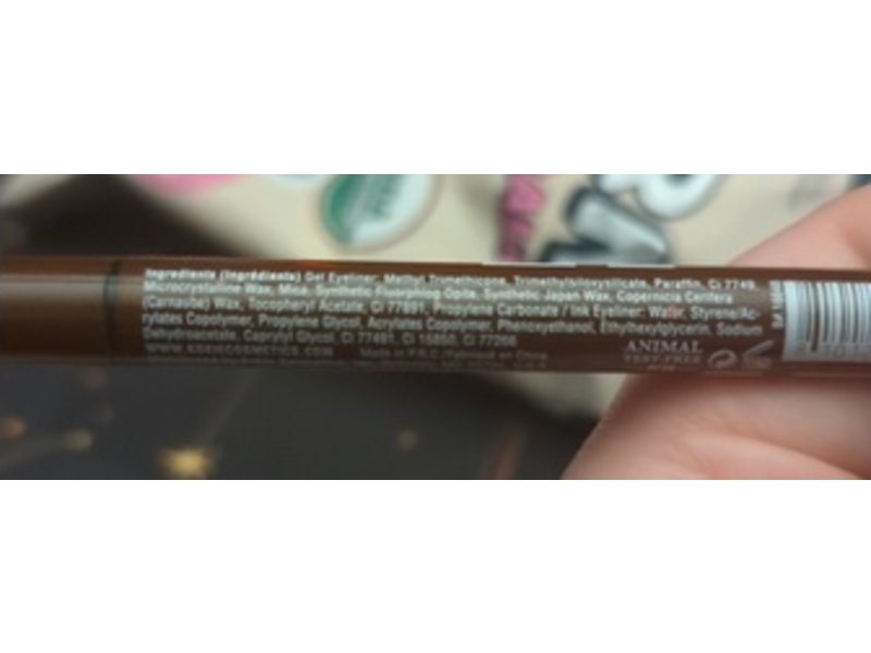 Kokie Gel-Ink Dual Ended Eyeliner, Metallic Copper/Matte Brown