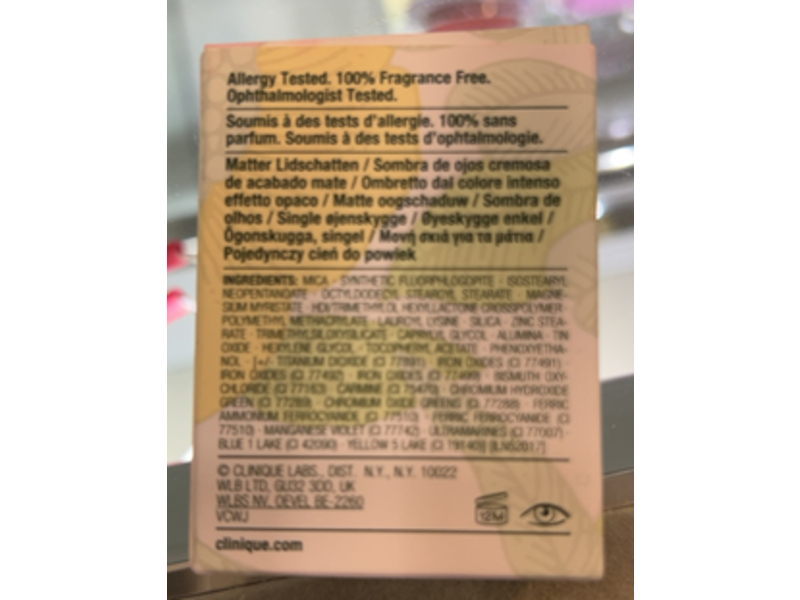 Clinique All About Shadow Soft Matte, AA French Vanilla, 0.06 oz/1.9 g