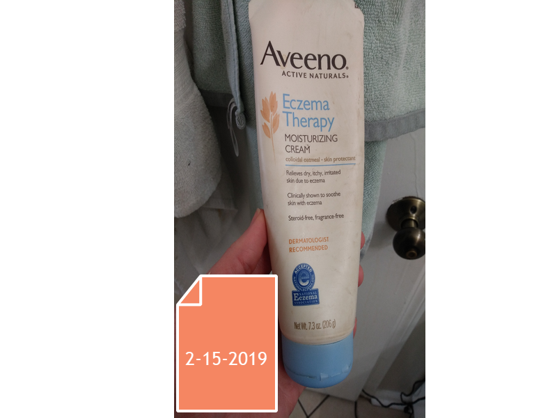 Aveeno Eczema Therapy Moisturizing Cream, 12 oz/354 mL
