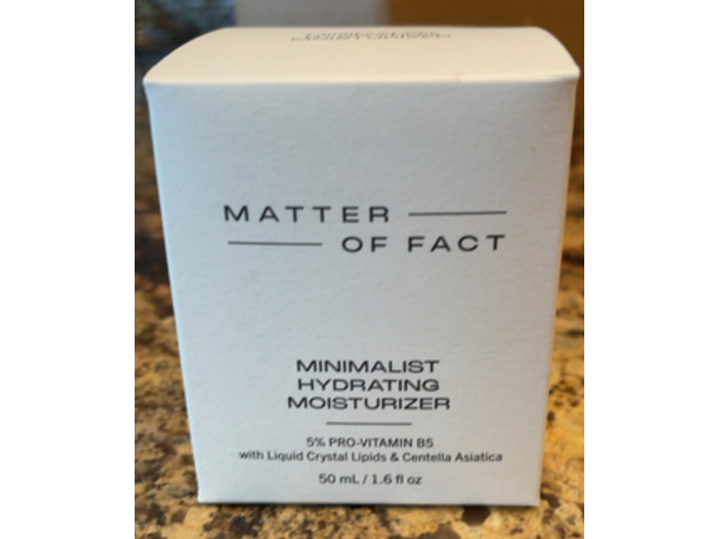 Matter Of Fact Minimalist Hydrating Moisturizer, Pro - Vitamin B5, 1.6 fl oz/50 mL