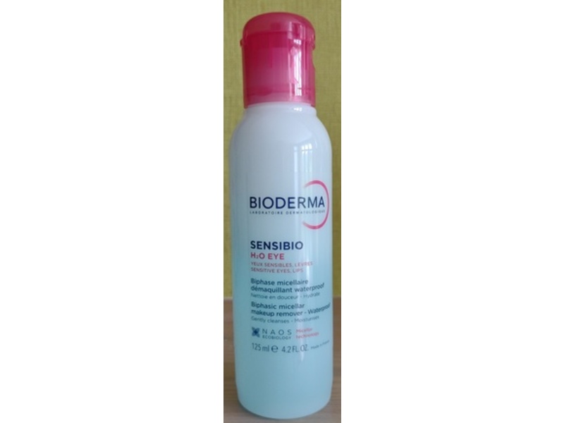 Bioderma Sensibio H2O Eye Makeup Remover, 4.2 fl oz/125 mL