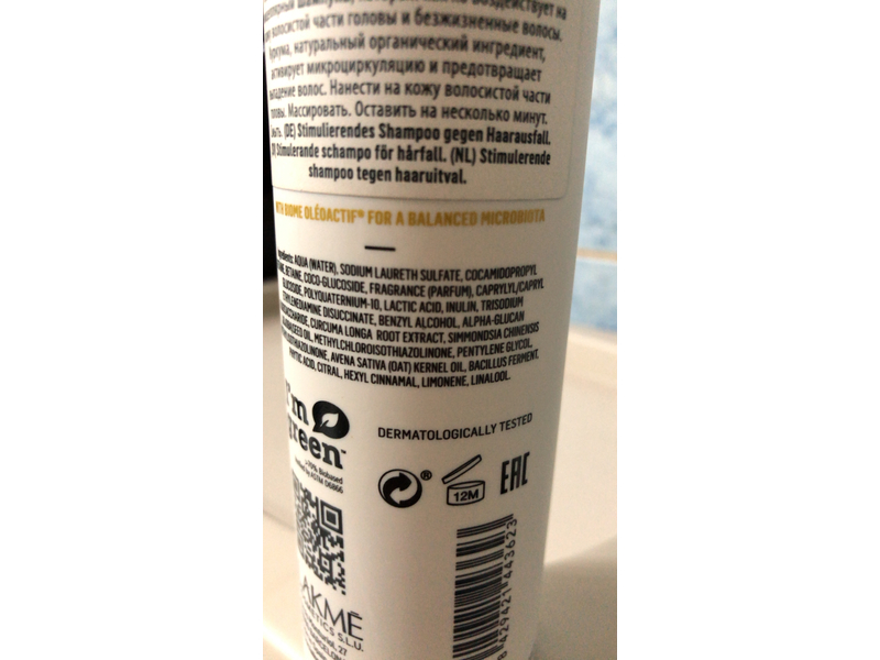 Lakme Teknia Scalp Care Vital Shampoo, 10.2 fl oz/300 mL