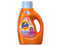 Tide Plus a Touch of Downy High Efficiency Liquid Laundry Detergent, April Fresh, 46 oz - thumbnail 1