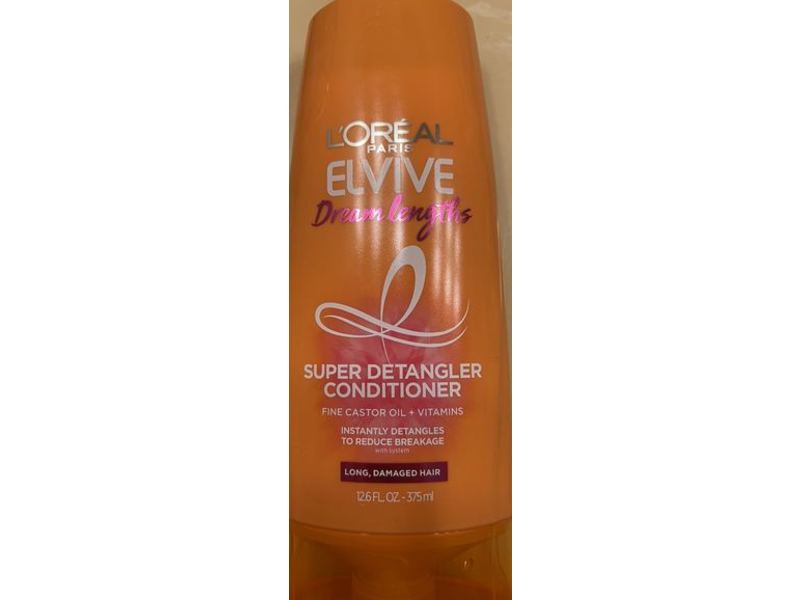 L'Oreal Paris Super Detangler Conditioner, Dream Lengths, 12.6 fl oz/375 mL