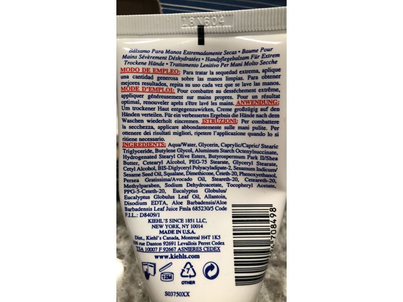 Kiehl's Since 1851 Ultimate Strength Hand Salve, 2.5 fl oz/75 mL