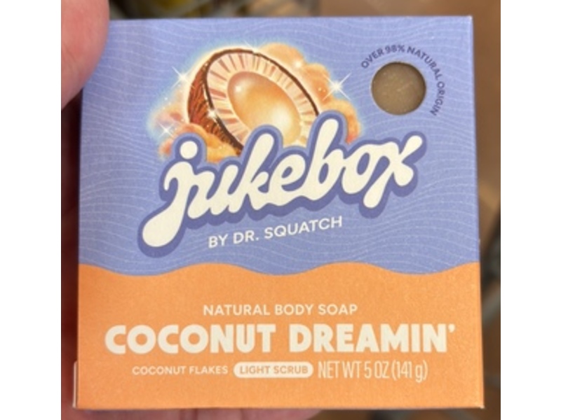 Jukebox Natural Body Soap, Coconut Dreamin', 5 oz/141 g