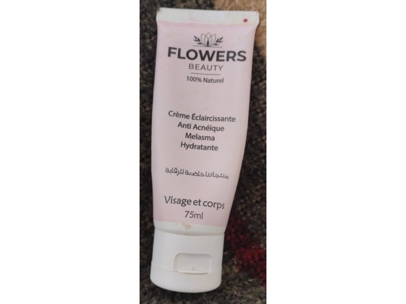 Flowers Beauty Anti-Acne Moisturizing Cream, 75 mL
