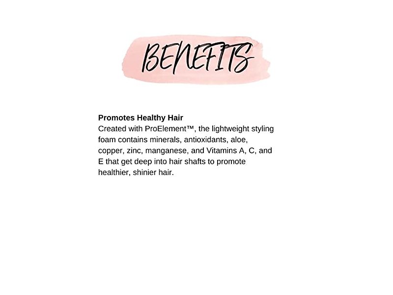 Calista Embellish Texturizing Foam, 7 oz/207 mL