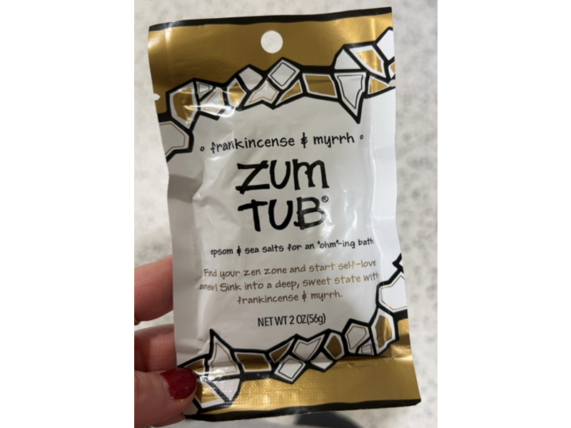 Zum Tub Epsom Sea Salts, Frankincense & Myrrh, 2 oz/56 g